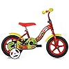 giordanoshop SMB251, fiets 10 inch Eva zonder rem Bing rood Unisex_kinderen, wit, maat #1.Value