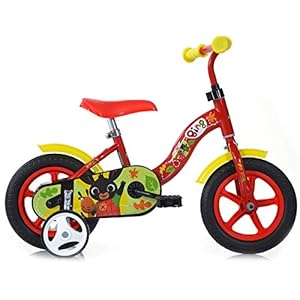 giordanoshop SMB251, fiets 10 inch Eva zonder rem Bing rood Unisex_kinderen, wit, maat #1.Value