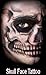 Skull Full Face Special Effects Face Temporary Tattoo