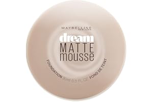 Maybelline New York Dream Matte Mousse Foundation, Sandy Beige, 0.64 oz.