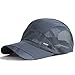 YING LAN Men's Autumn Outdoor Sport Baseball Hat Running Visor Sun Cap Grey 2