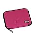 BUBM Mini Hard Drive Carry Bag/Cable Stable/Handbag Organizers/Phone case (Mini, Rose Red)