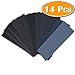 Paxcoo 14 Pcs Wet Dry Sandpaper 120 to 3000 Grit Assortment 9 * 3.6 Inches for Automotive Sanding