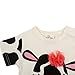 Bebone Baby Infat Toddler Cotton Animal Cartoon Romper Jumpsuit with Hat (0-3M, Panda)