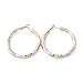 Followmoon 18K Gold Plated Women's Hoop Earrings