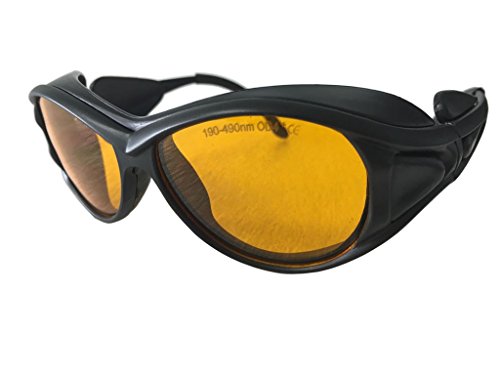 Maiman UV, Blue Laser Machine Protective Glasses, 190-490nm Wavelength OD4+.