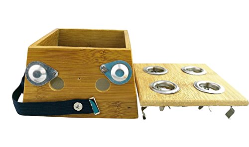 Winterworm Bamboo Four Hole 4 Hole Healing Box for Moxa Moxibustion Medicine Therapy