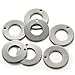 VALYRIA 20pcs Silver Tone Stainless Steel Stamping Blanks Tags Donuts Ring Charm Pendant 20mm(6/8