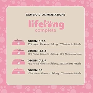 Marchio Amazon- Lifelong Complete - Alimento secco completo per gatti adulti con salmone e riso, 1 x 10 kg