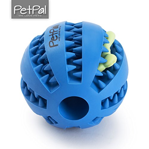 PetPl-Hundeball-mit-Zahnpflege-Funktion-Noppen-Hundespielzeug-aus-Naturkautschuk-Robuster-Hunde-Ball--7cm-Hundespielball-fr-Groe-Kleine-Hunde-Kauspielzeug-aus-Naturgummi-fr-Leckerli