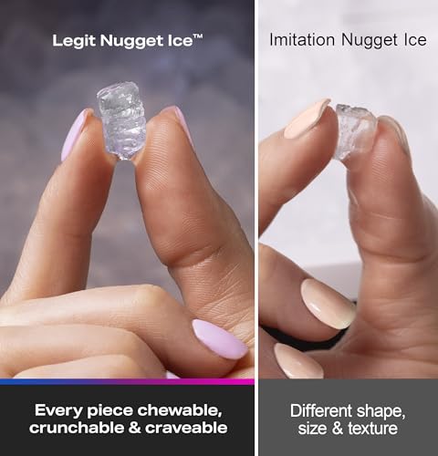 GE Profile Opal 2.0 XL with 1 Gallon Tank, Chewable Crunchable Countertop Nugget Ice Maker, Scoop included, 38 lbs in 24 hours, Pellet Ice Machine with WiFi & Smart Connected, Stainless Steel