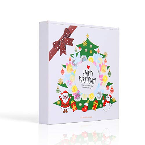 Antizer Birthday Card Pop Up Happy Birthday Card Reusable Amazing Flicker Candle Cake Card To Express Your Love To Friends & Family (Colored - 1 Pack) - Thumbnail 3