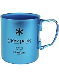 Snow Peak titanio taza doble pared 450