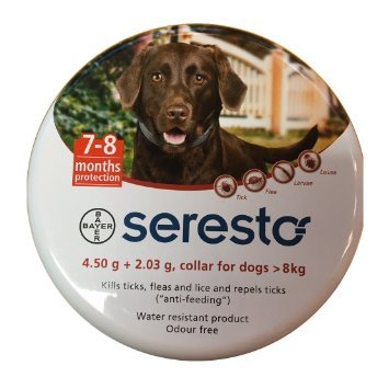 3 x Bayer Seresto Kills and Repels Ticks Fleas and Lice Collar for Large Dog over 8 kg 70 cm