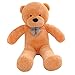 VERCART 4.5 Foot 55 inch Light Brown Giant Huge Cuddly Stuffed Animals Plush Teddy Bear Toy Doll