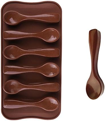 Freshyware 6 Cavites Special Shaped Silicone Mold for Soap Making Mini Bath Bomb Crafts Candy Chocolate bar Bread, Loaf, Muffin, Brownie, Cornbread, Cheesecake, Pudding - Assort Color Design 10
