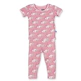 KicKee Pants Basic Short Sleeve Pajama Set- Newborn through Kids 10 (3T, Desert Rose Wild Horses)