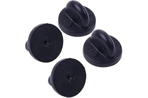 Metal Pin Backs,25 Pcs Pin Back Butterfly Clutch Backings Pin Cap Rubber Pin Backs Pin Keepers Lapel Pin Backs For Brooch Tie