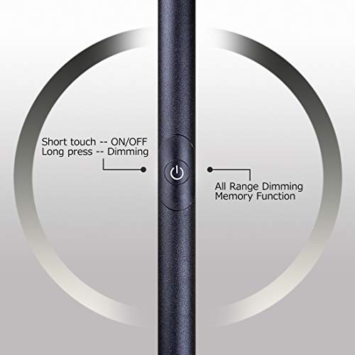 O’Bright Dimmable LED Floor Lamp, 360° Rotatable Head, Full Range