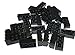 dreambuilderToy 2x4 Black Building Bricks:, Pack of 180, Building Blocks Alternative Option to Leading Brand 2x4 Black Bricks(Black)