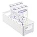 mDesign Baby Food Kitchen Refrigerator Cabinet or Pantry Storage Organizer Bin with Handles for Breast Milk, Pouches, Jars, Bottles, Formula, Juice Boxes – BPA Free, 10