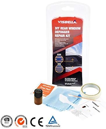 Rejoicing DIY Rear window Defogger Repair Kit Repair Mist line of Auto glass Broken Defogger Grid Lines Hand Tool Set for Car Window Defogger Repair