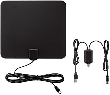Boduo HDTV Indoor Antenna- 50 Miles Digital Long Range TV HD Antenna With Amplifier Signal Booster Upgraded Version Better Reception