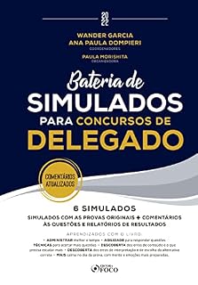 Livro Bateria de Simulados para concursos do Delegado