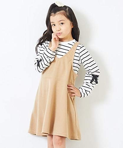 Amazon Nissen ニッセン ボーイズ 長袖 ボトムス 2点セット ジャンパースカート ボーダートップス 女の子 子供服 ジュニア服 アウトドア アウトドア 通販