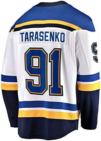 HEMWY Men's/Women's/Youth_Vladimir_Tarasenko_#91_White_2019_Sportswears_Training_Hockey_Jersey S-XXXL