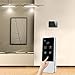 RED-EYE LED Dimmer US Standard Crystal Touch Glass and Remote Control Light Dimmer Switch Touch Screen Dimmer Switch Smart Switch