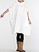 Mordenmiss Women's Doll Collar Casual Sleeveless Top With Big Pockets L Style 1-White
