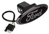 Reese Towpower 86532 Black Finish Ford Lighted Hitch Cover