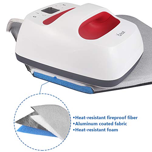 Simumu Heat Press Mat(13" x 13") for Cricut Easypress 2/Easypress, Heat