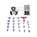 HiYi 26pcs AUTO Paintless Dent Repair Puller Kits Glue Puller Dent Lifter With 24 PCS Different Size Tabs Suction Cup and Mini T Puller Dent Removal Tools