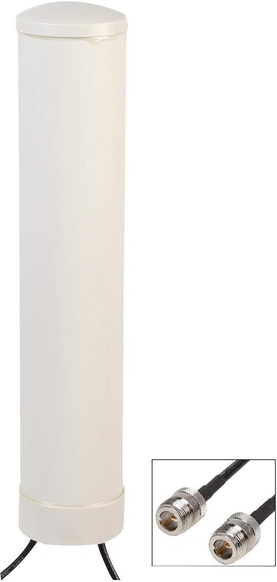 Antenna, Lte, Omni, Mimo, N Type Socket, Antenna Mounting Pole (Mast) Or Wall, Antenna Polarisation Vertical, Antenna Type Mimo WIFI, Frequency Max 2.7Ghz, Frequency Min 1.7Ghz, Gain 7Dbi, Input 50Ohm