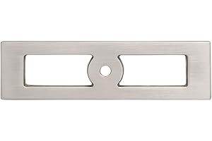 Top Knobs - TK922BSN - Hollin Knob Backplate - Brushed Satin Nickel - Lynwood Collection