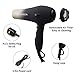 VASLON 1875W Quick-Dry Hair Dryer,Low Noise Negative Ionic Blow Dryer with Concentrators & Diffuser,2 Speed and 3 Heat Setting