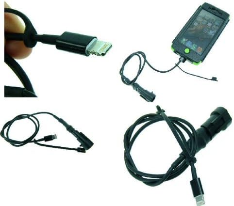 iPhone 5 Power Connector for Ultimate Addons Motorcycle Battery Cable (SKU 16109)