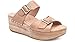 Dansko Women's Selma Platform Sandal, Sand Full Grain, 40 EU/9.5-10 M US