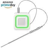 Lavatools CL1 Carbon LITE Wireless Bluetooth Remote Meat Thermometer for Oven, Grill, and Smoker for iOS and Android Smartphones Includes Dual-Sensor Stainless Temperature Probe