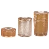 3 Rolls Grafting Tape Moisture Barrier Stretchable Clear Floristry Film Bio-degradable,3.5inch,2.75inch,0.98inch by Crqes