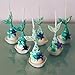 Jatidne 100 Pieces Cake Pop Sticks Lollipop Sticks with Lollipop Bags Ties and Cupcake Wrappers for Lollipop Making Party Favours