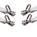 Adjustable Bed Sheet Elastic Grippers Suspenders Holder Straps Clips Fasteners / White, 1-Pack (4 pcs)