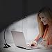 KEDSUM 10W LED Clip on Light, Reading Light with 5 Lighting Modes and 5 Level Dimmer, Flexible Gooseneck Desk Lamp, Touch Control Panel, Clip on Lamp for Bed Headboard, Computer