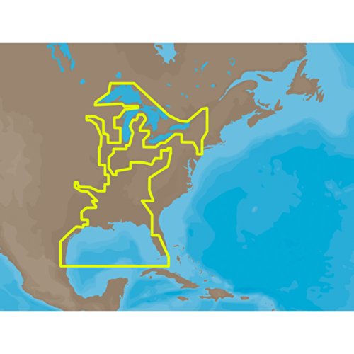 C-MAP MAX NA-M023 - U.S. Gulf Coast & Inland Rivers - C-Card
