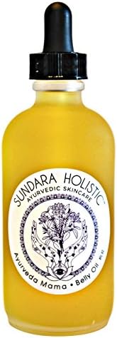 Sundara Holistic Beauty Ayurveda Mama Belly Oil, 4 Fluid Ounce