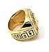 Jewel Town Mens 14K Gold Plated Hip Hop Iced Medusa Face Cz Pimp Ring Sizes 7 8 9 10 11 12 MR12