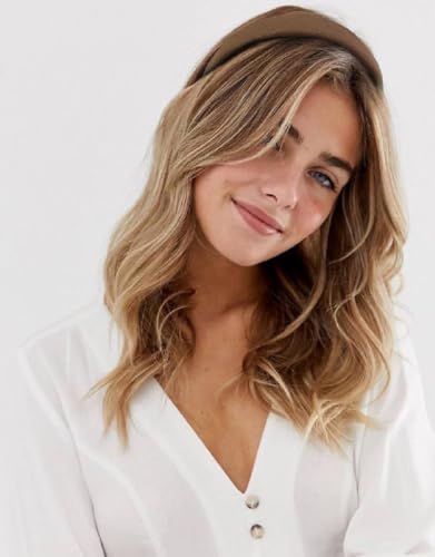 Huachi Headbands for Women Non Slip Trendy Headbands for Women’s Hair 1 inch Wide Cute Headband for Girls, Fall Head Bands Elastic Hair Bands for Womens Fashion Accessories for Women 4PCS