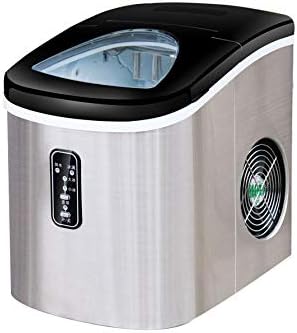 APENCHREN Cube Ice Maker/Ice Machine Maker, Portable Ice Maker, Produce 12kg of Ice Every Day - for Home, Parties, Bars and Restaurants,Silver